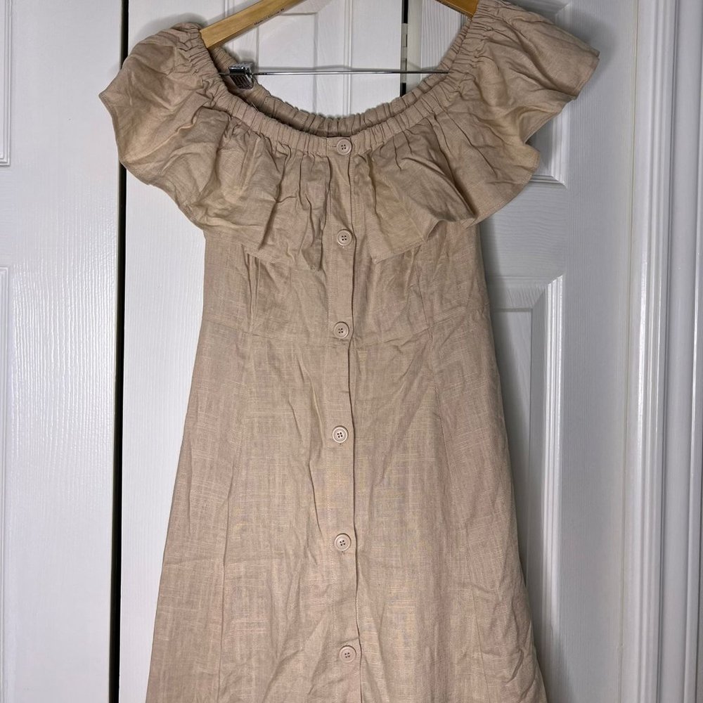 Forever 21 -  button down off shoulder dress